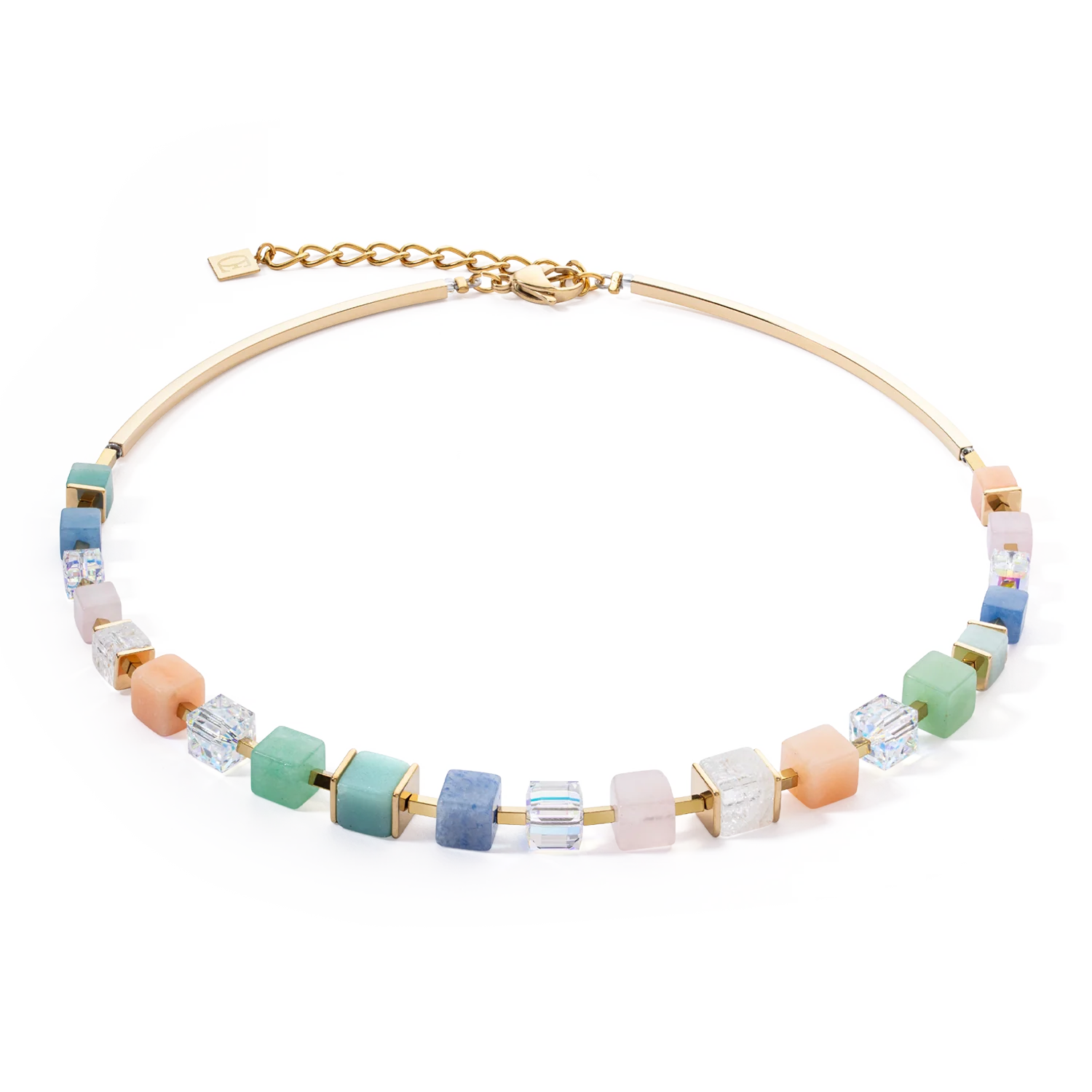 Collier Precious Statement Cubes multicolore-gentle
