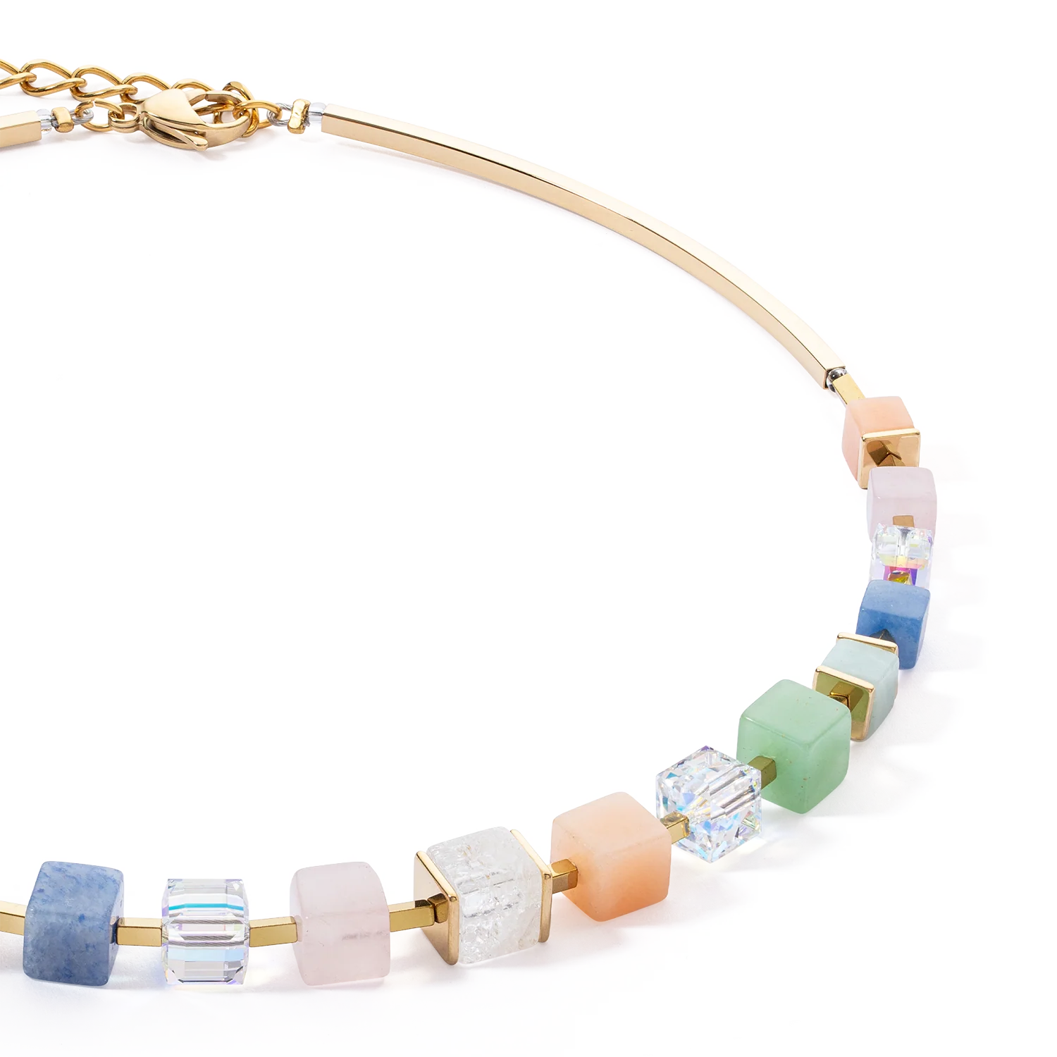 Collier Precious Statement Cubes multicolore-gentle - Image 2