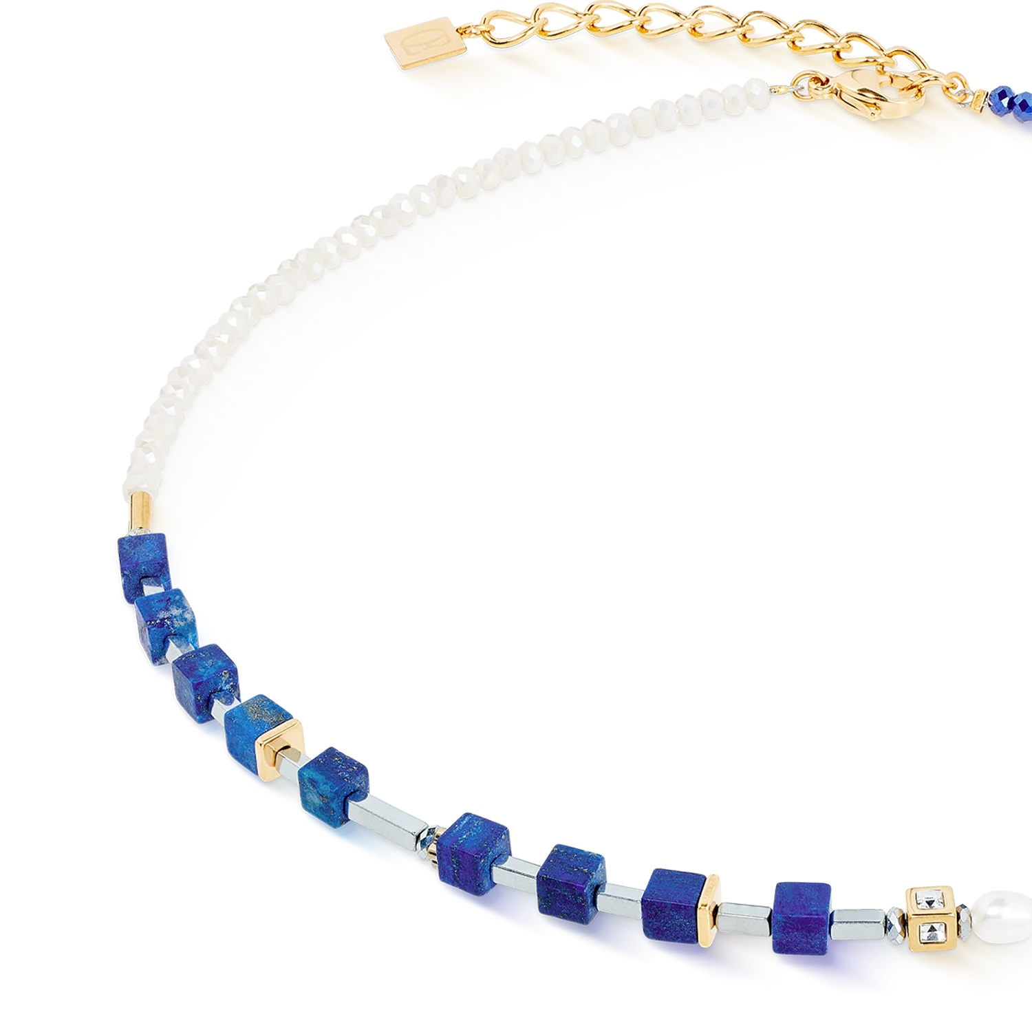 Collier Princess Fusion Pearls Lapis-lazuli - Image 2