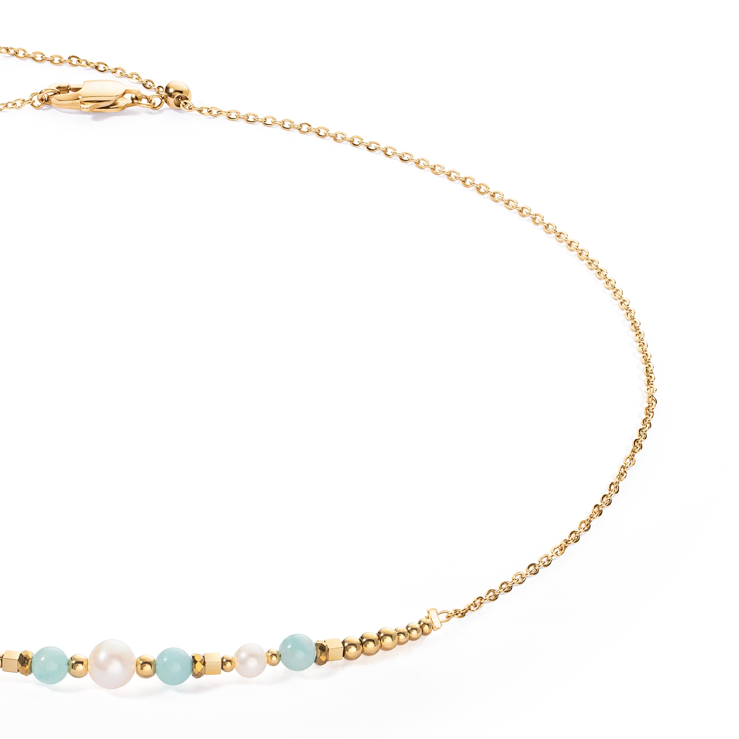 Collier Princess Pearls or-vert - Image 2