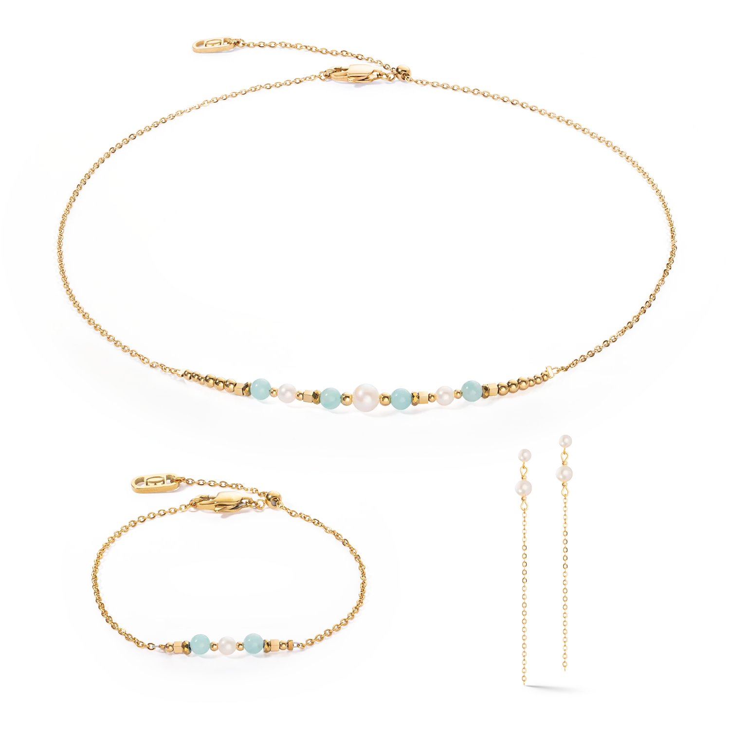 Collier Princess Pearls or-vert - Image 3