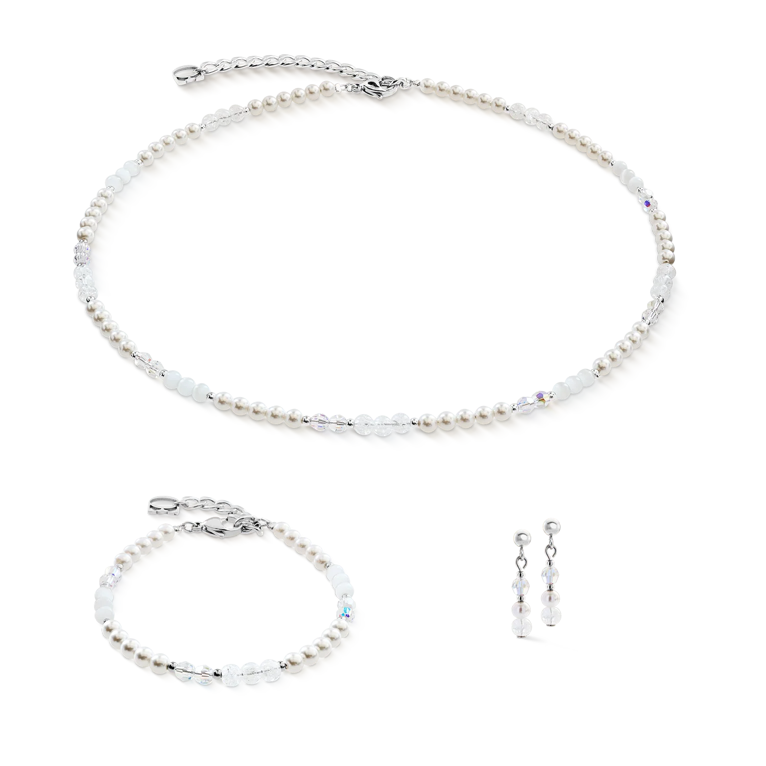 Collier Princess Rhythm argent-blanc - Image 3