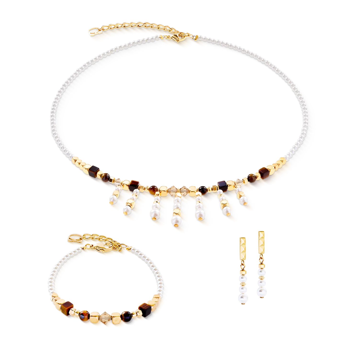 Collier Princess Sunray or-brun - Image 3