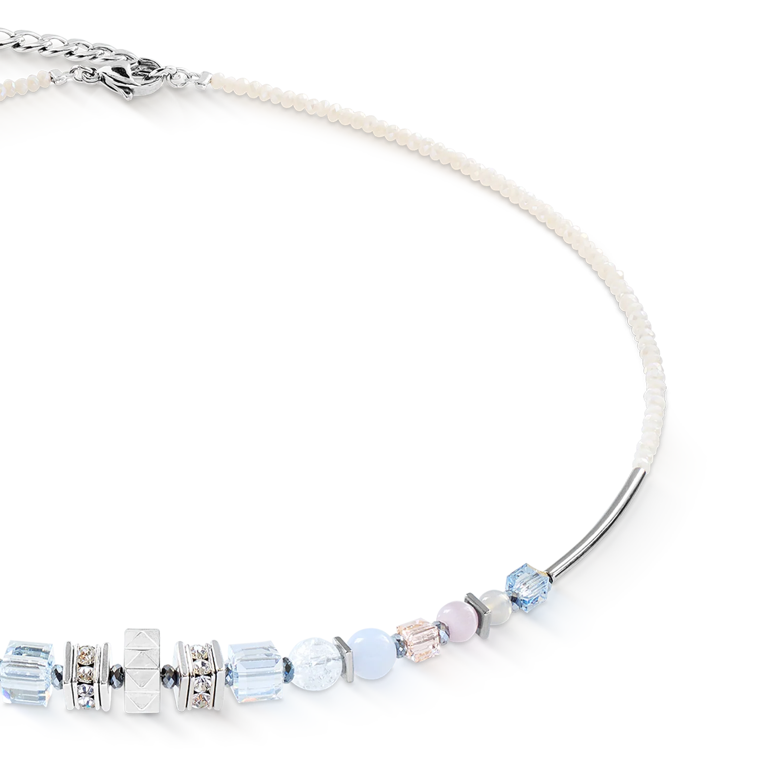 Collier Shape Mix Nexus argent pastel - Image 2