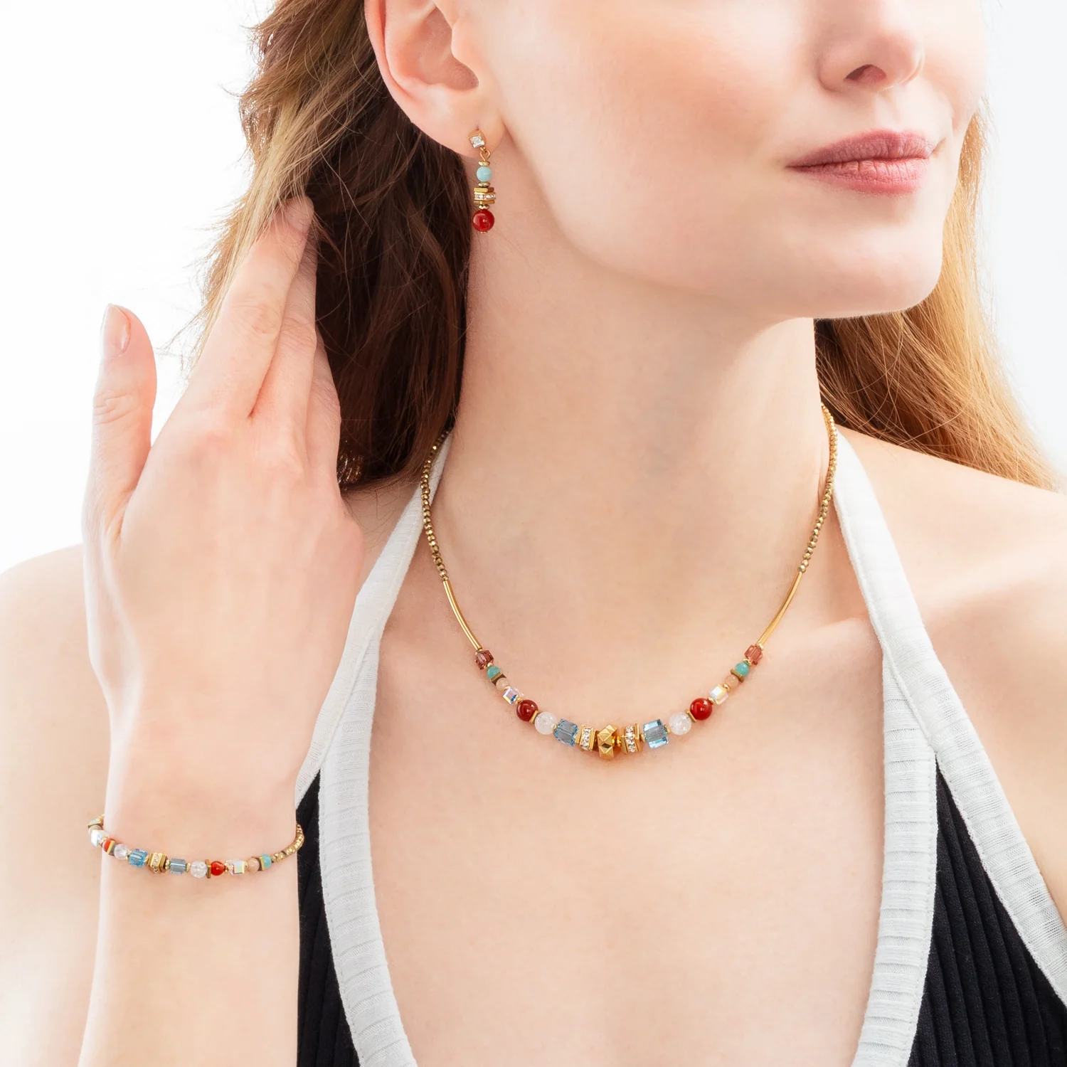 Collier Shape Mix Nexus or multicolore - Image 4