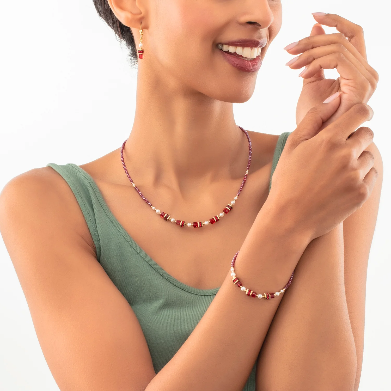 Collier Sparkling Princess or-rouge - Image 4