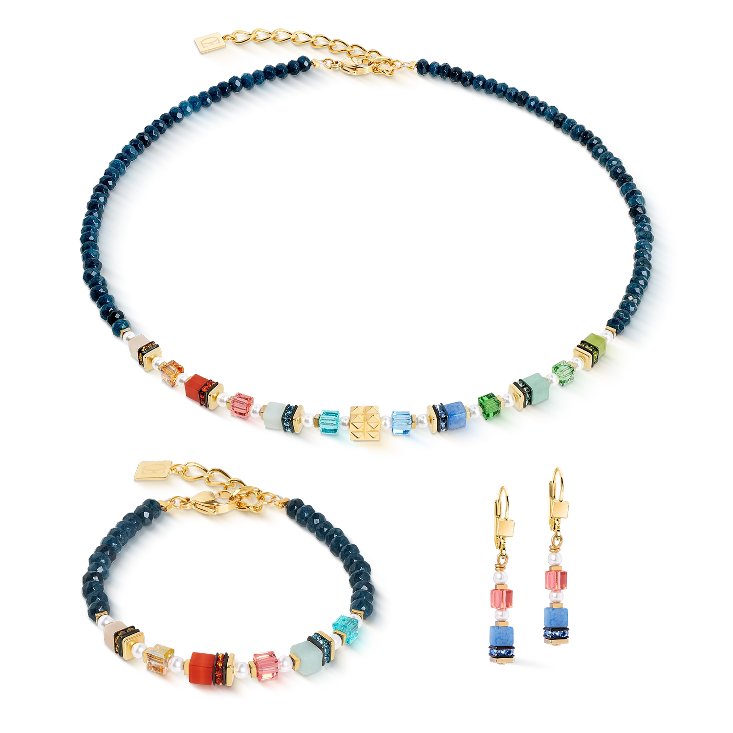 Collier Sparkling Princess Spikes or-multicolore - Image 3
