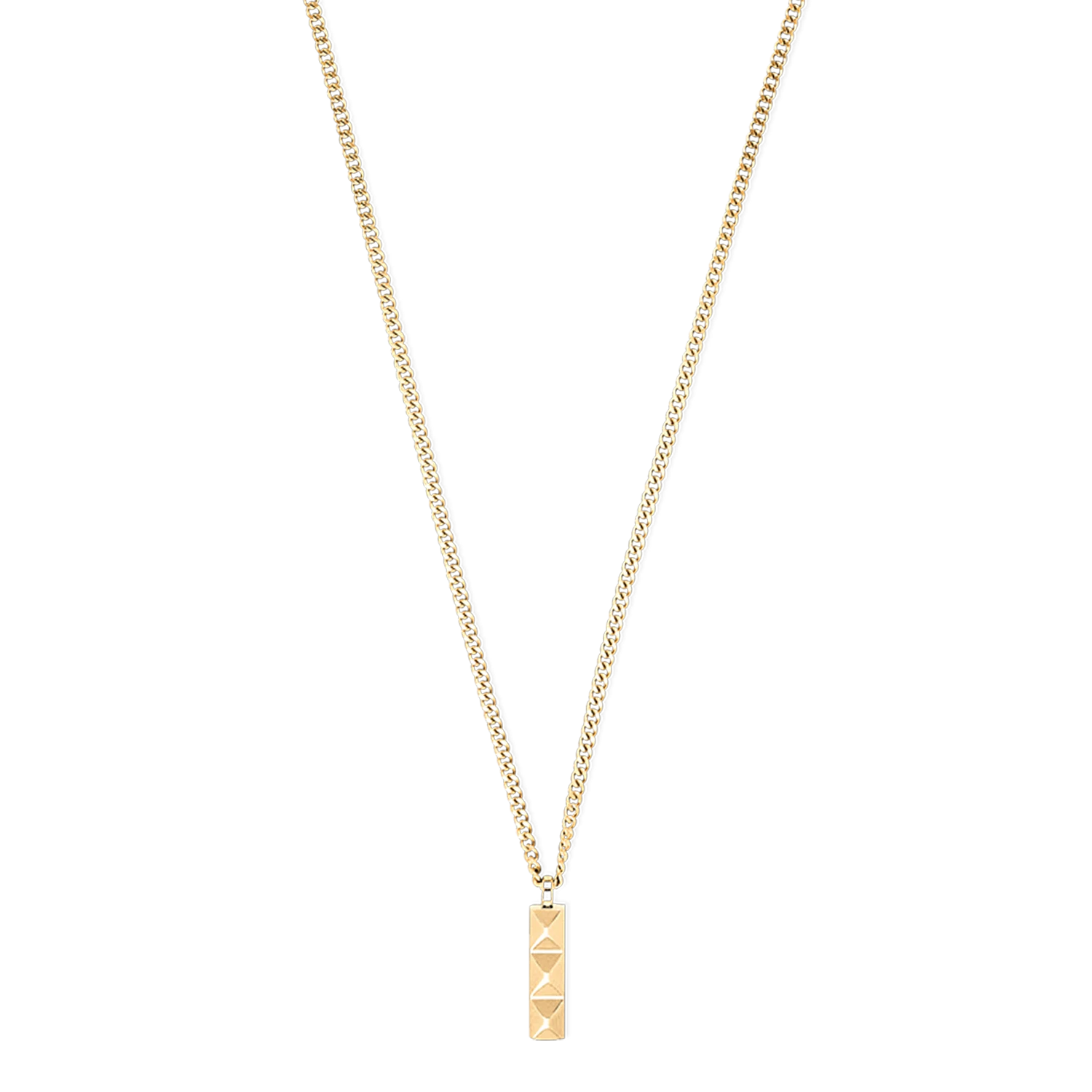 Collier Spikes Trio Bar or - Image 2