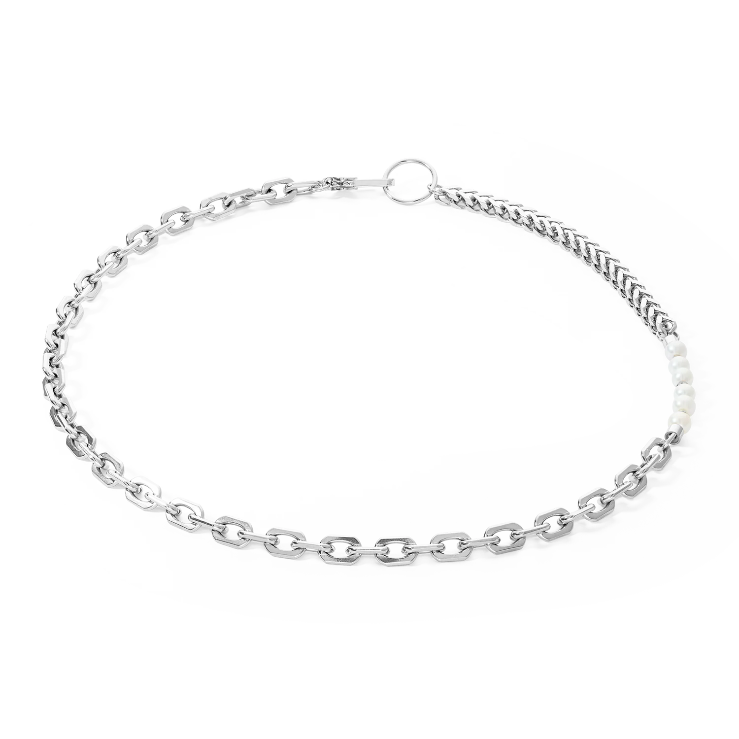 Collier Trinity argent