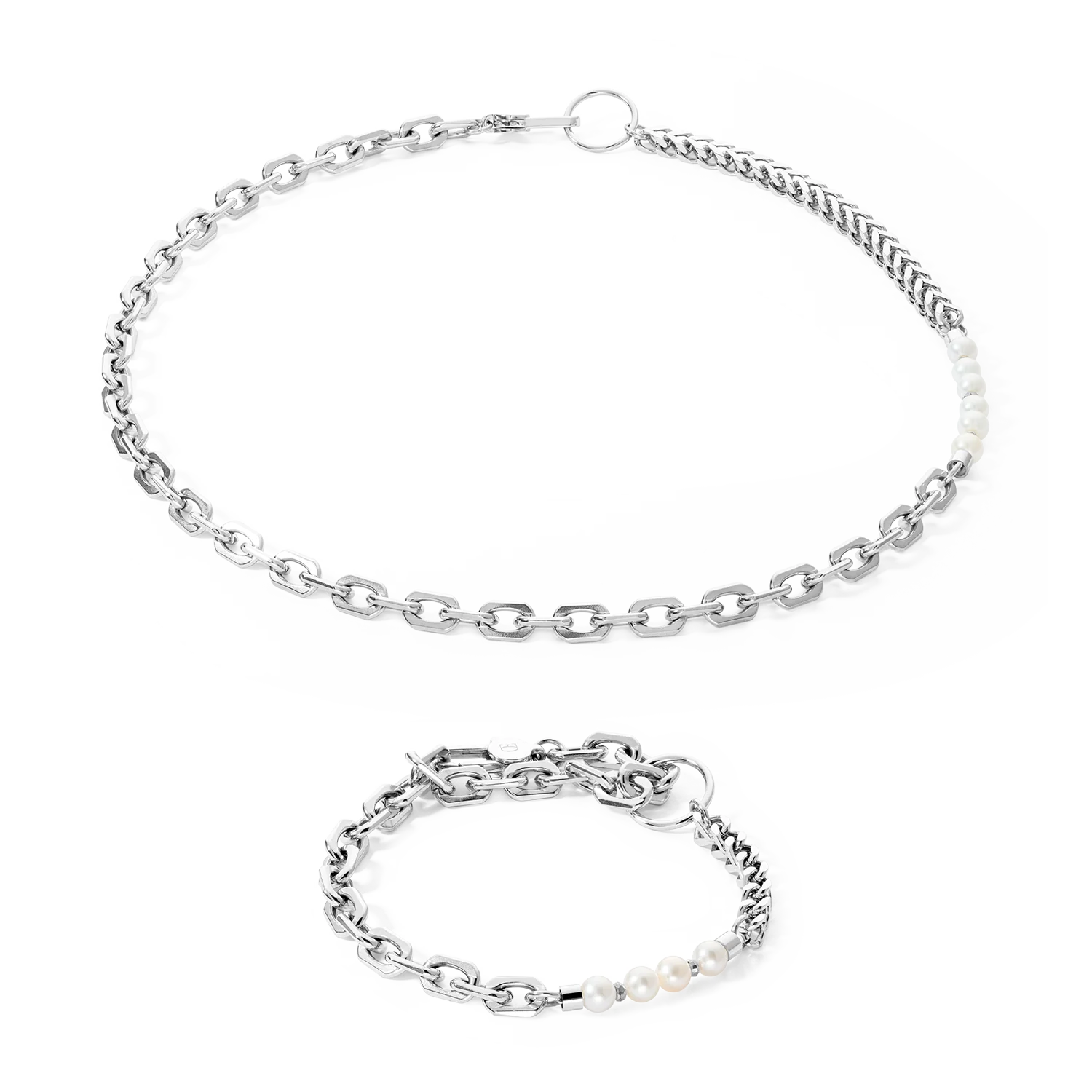 Collier Trinity argent - Image 3