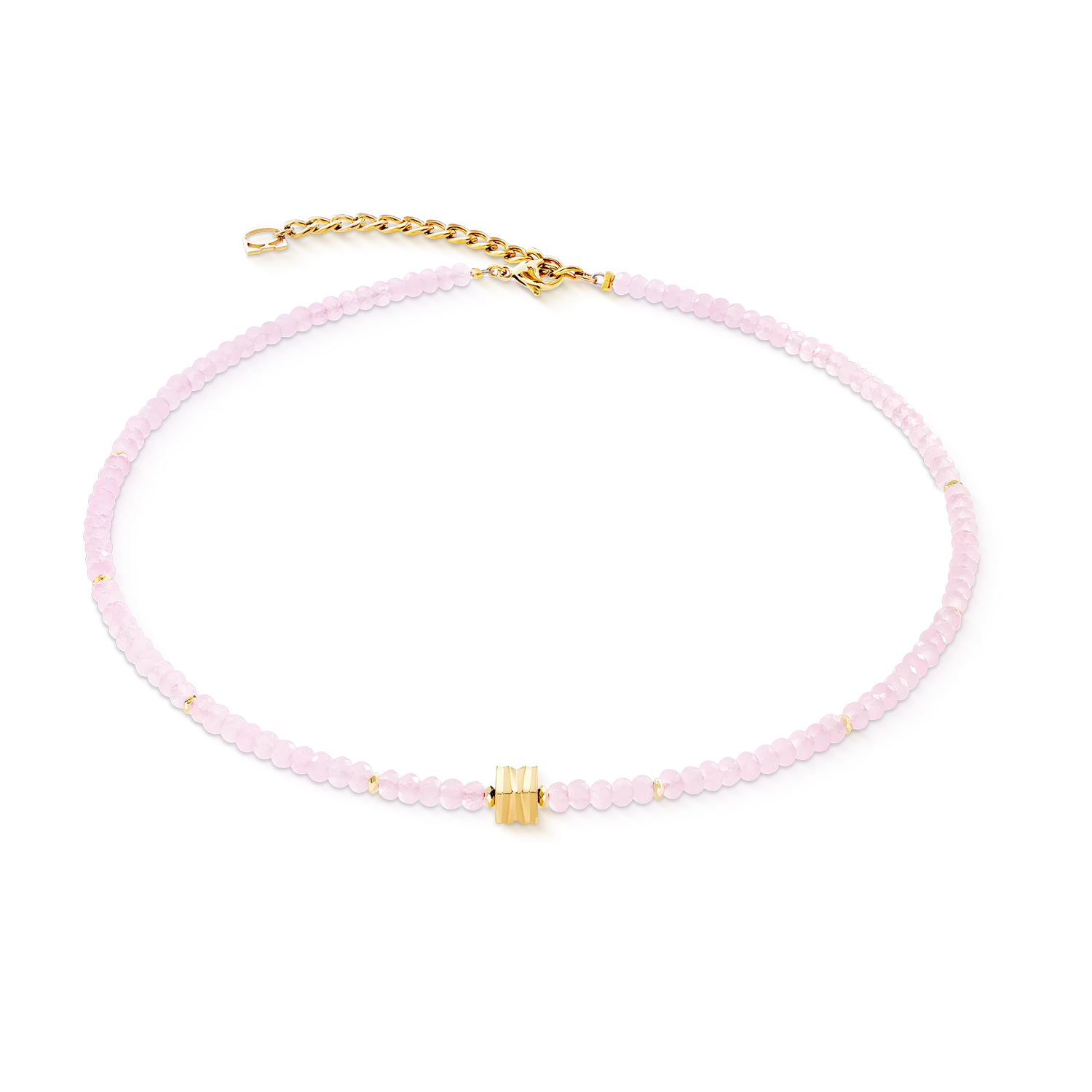 Collier Wave Essence Pink Jade or