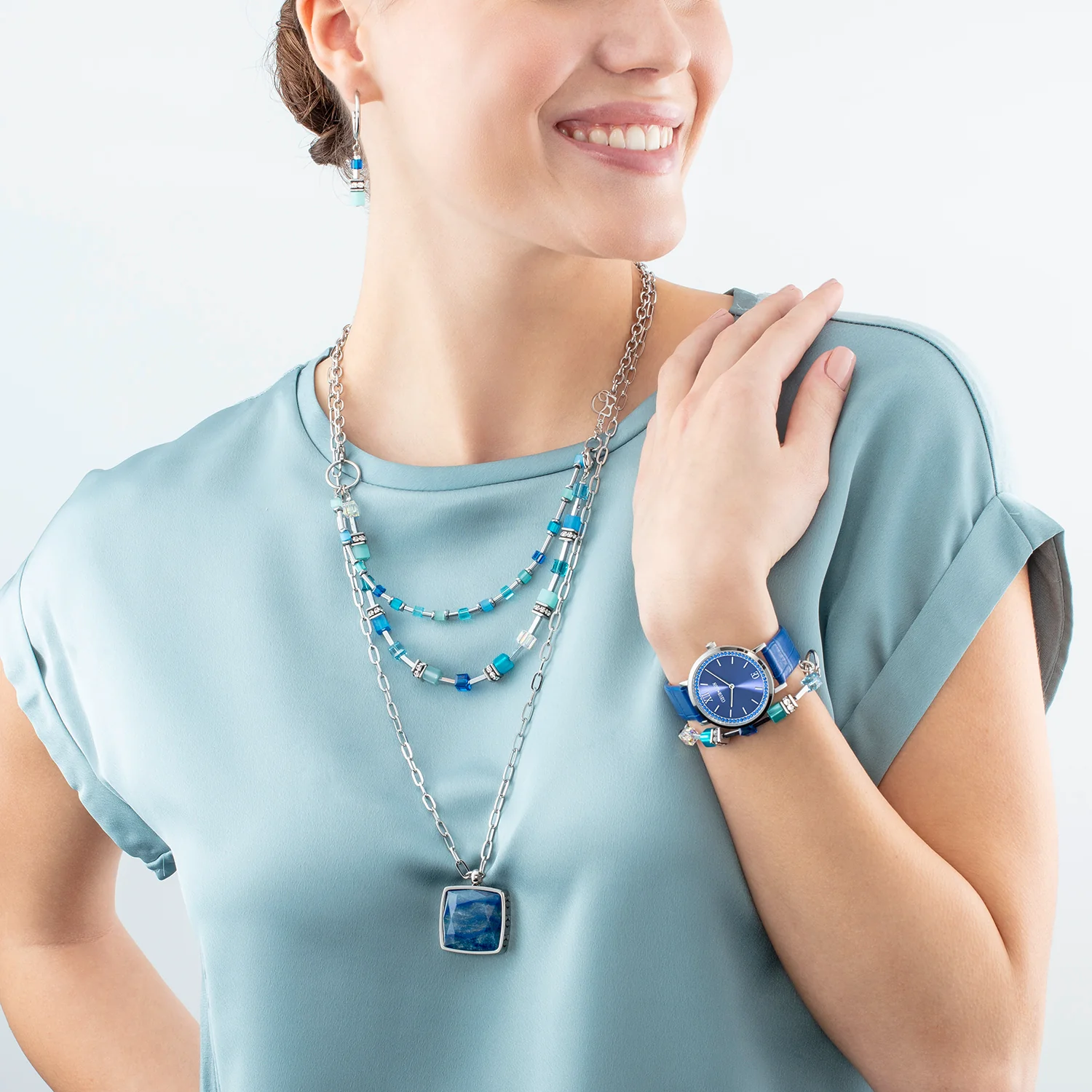 Créole GeoCUBE® Iconic Layer Chain Ocean Vibes - Image 4