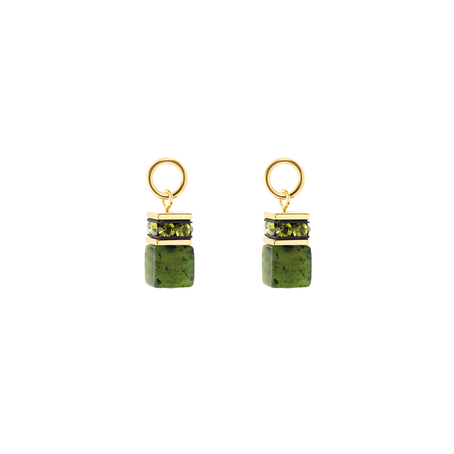 EAR ME UP Charm GeoCUBE® or-vert