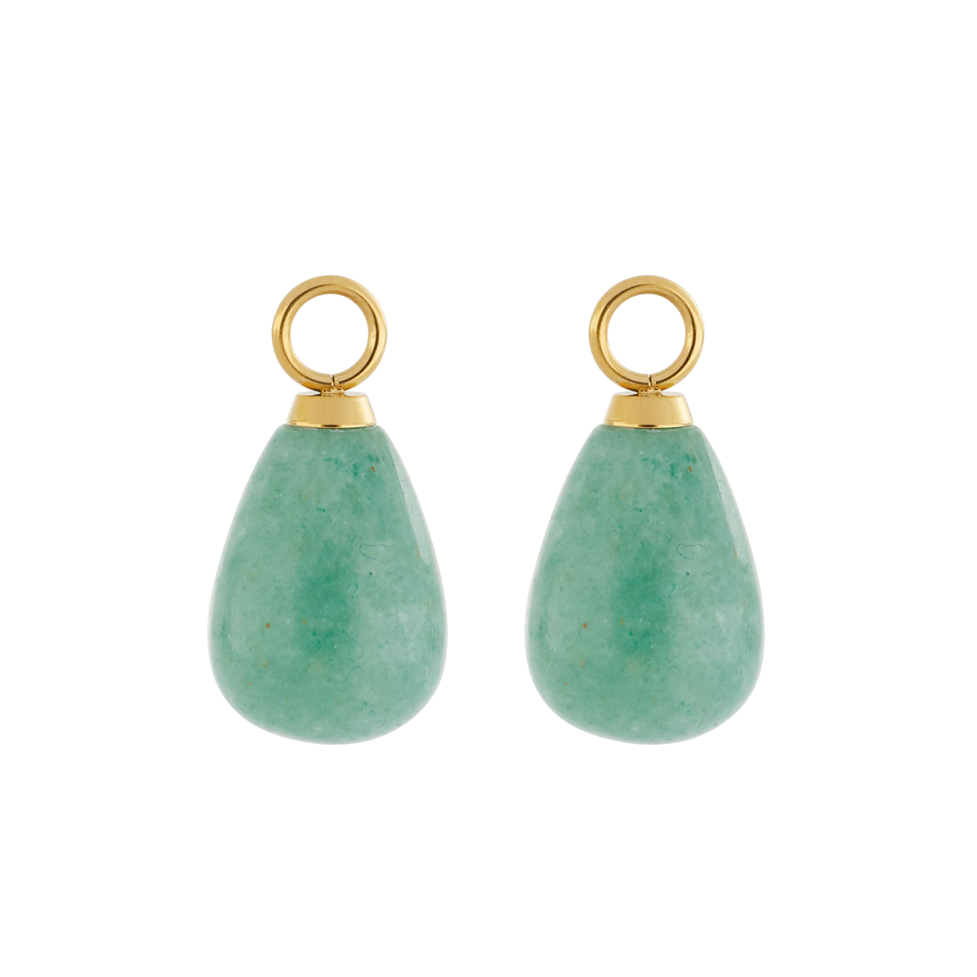EAR ME UP Charm goutte d'or-vert - Image 2