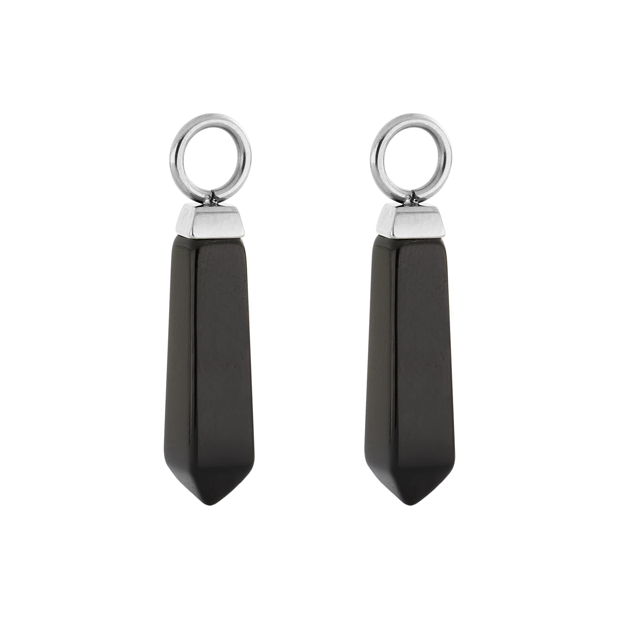 EAR ME UP Charm obélisque argent-noir - Image 2