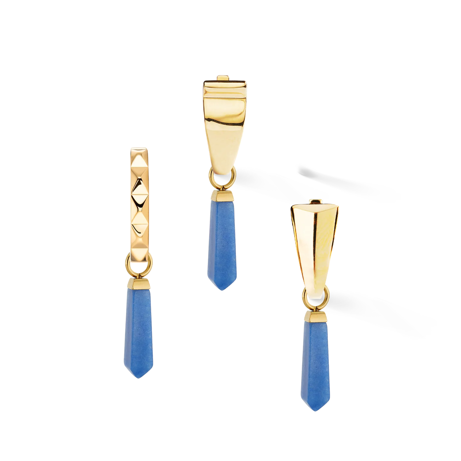 EAR ME UP Charm obélisque or-bleu - Image 4
