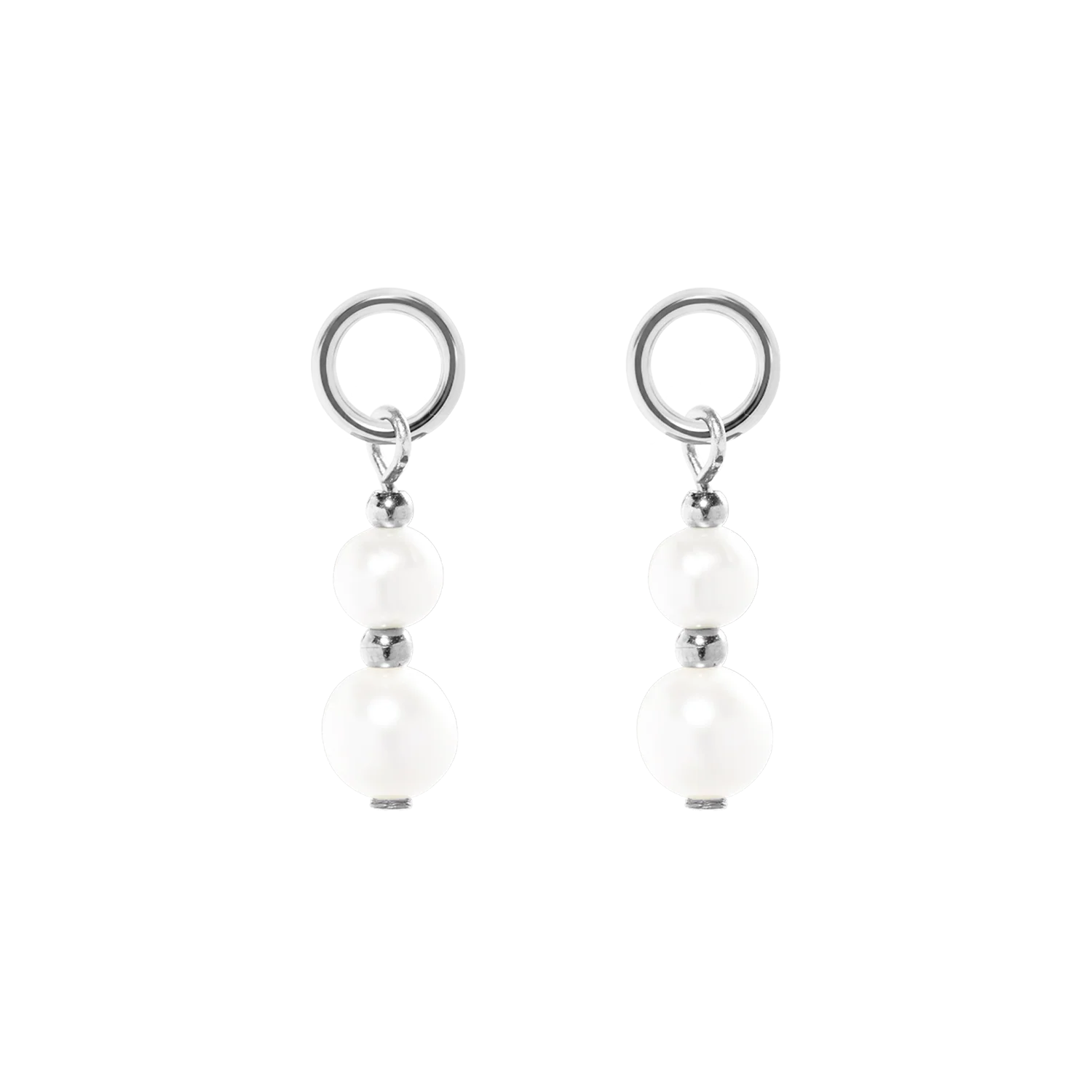 EAR ME UP Charm Pearls argent-blanc - Image 2