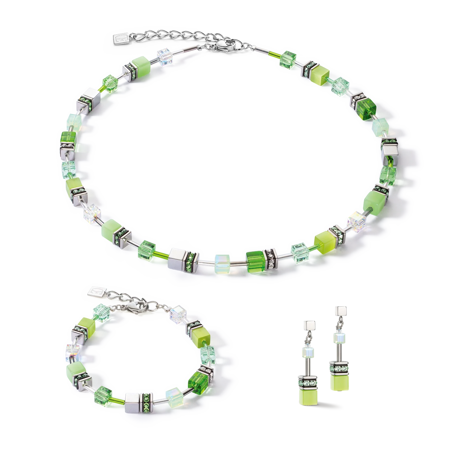 GeoCUBE® Iconic Joyful Colours Collier vert - Image 3