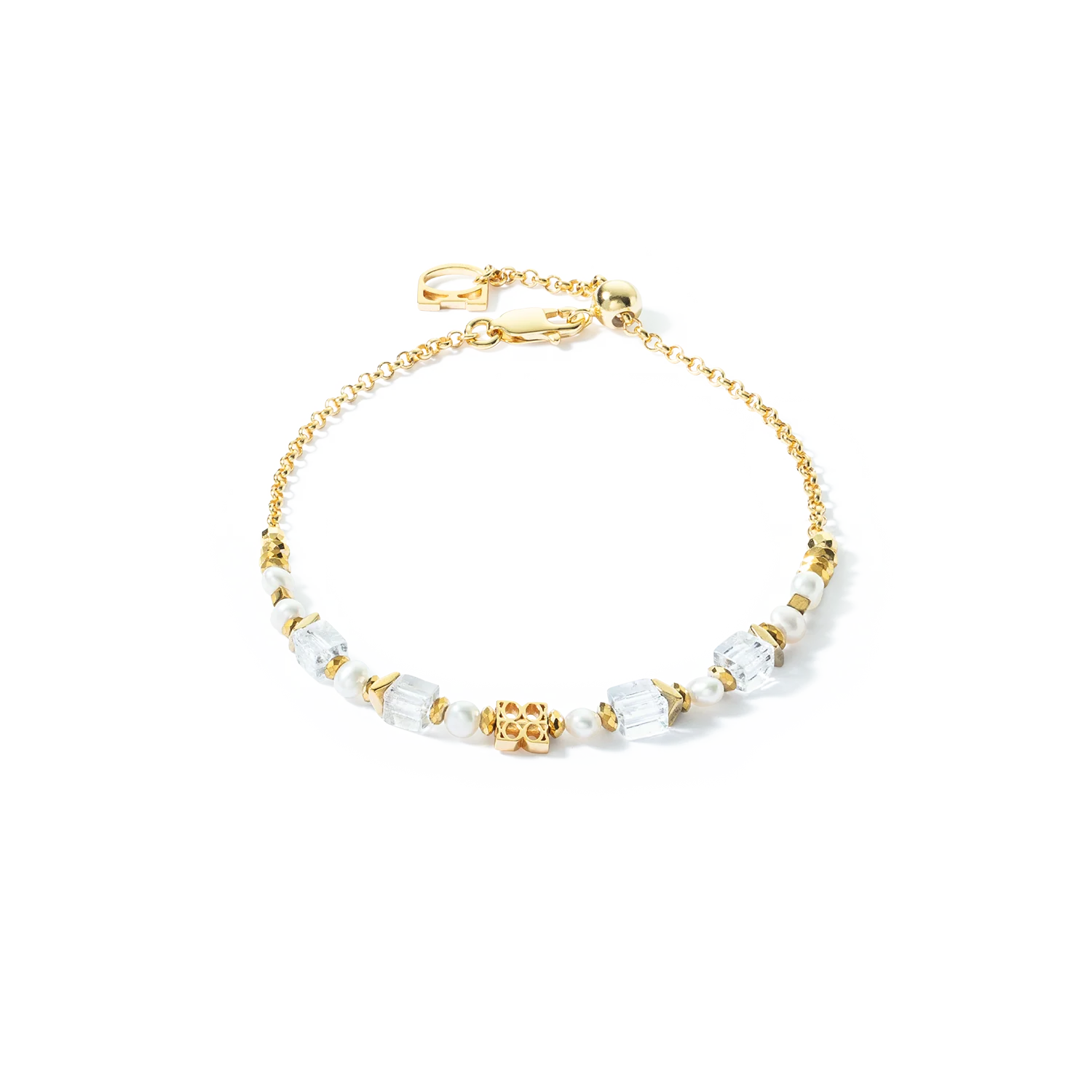 ICONIC Collection Signature bracelet or-blanc