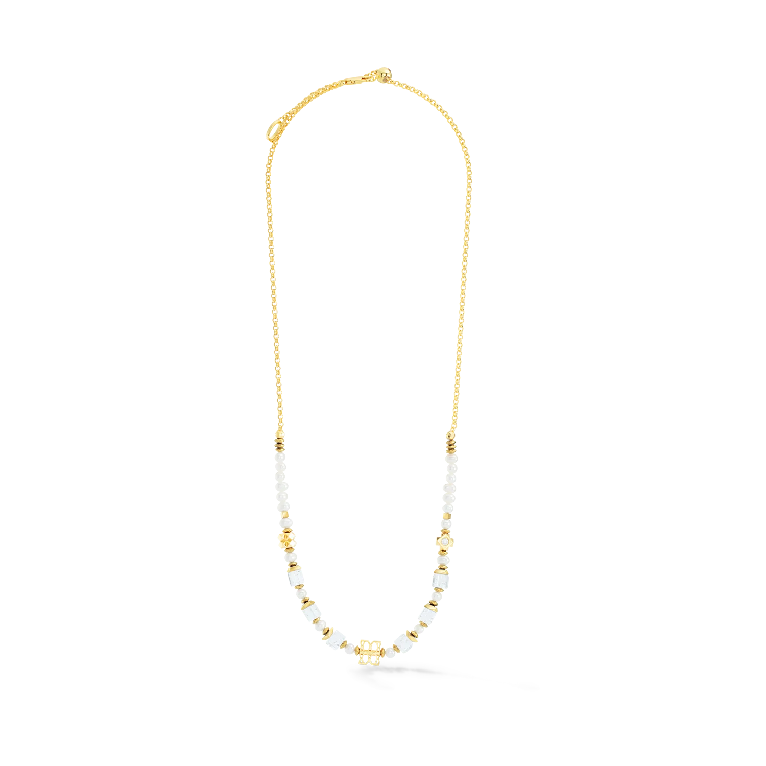 ICONIC Collection Signature collier or-blanc