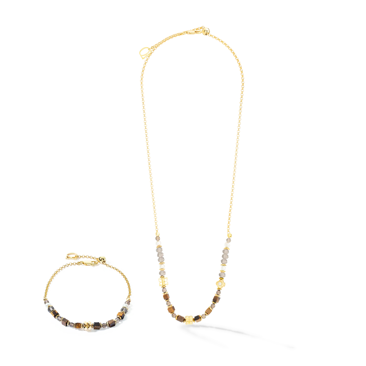 ICONIC Collection Spike bracelet or-marron - Image 3
