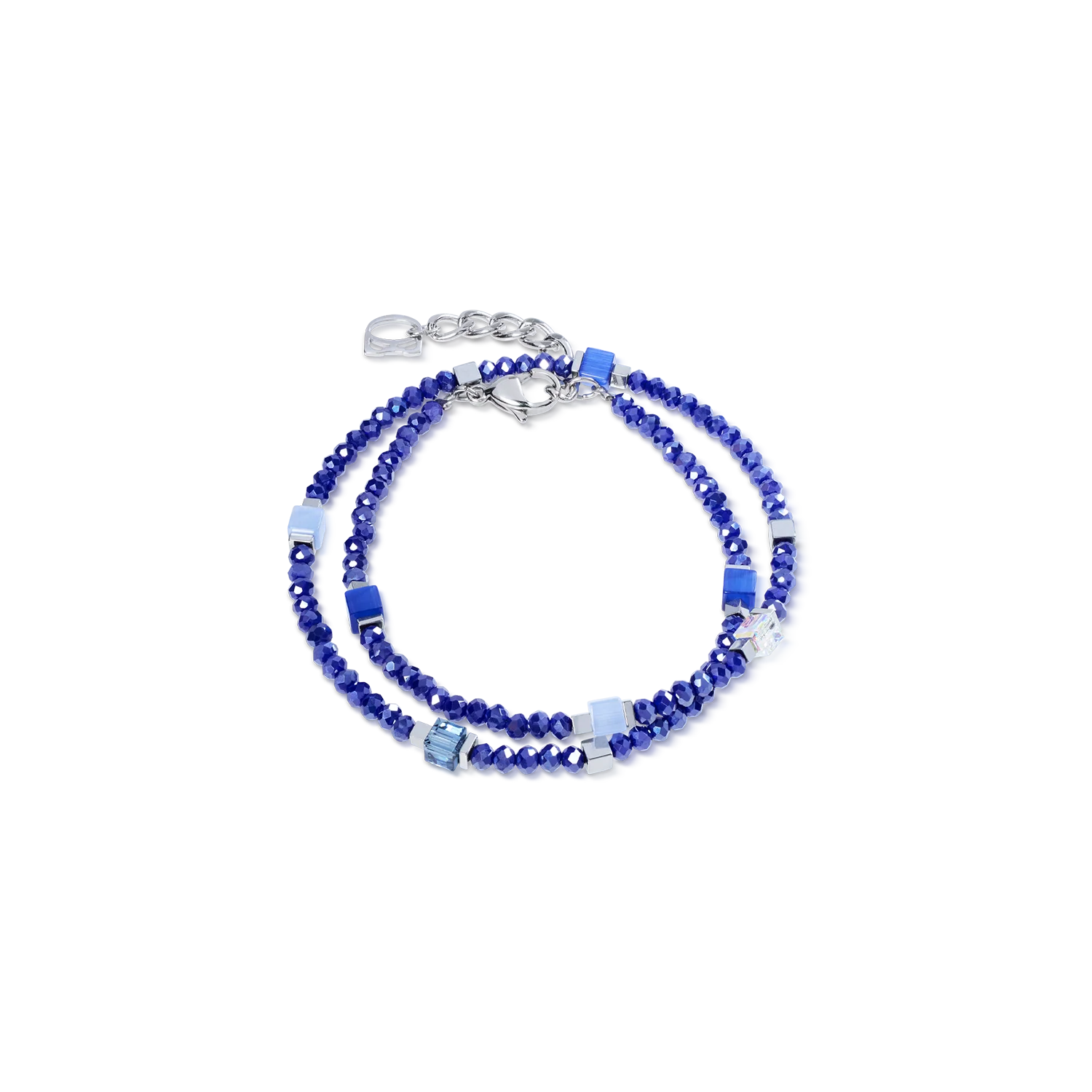 Joyful Colours Flex Bracelet argent-bleu
