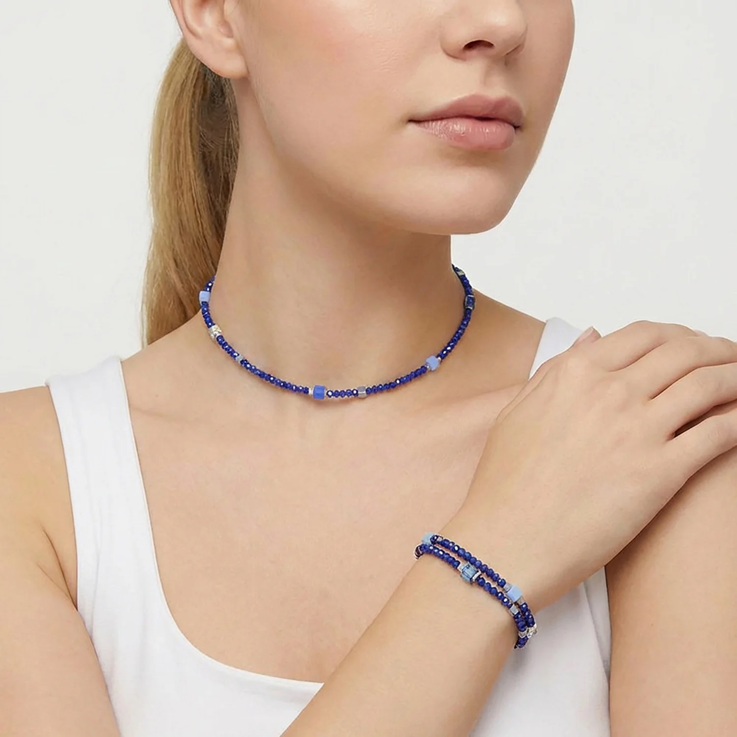 Joyful Colours Flex Bracelet argent-bleu - Image 3