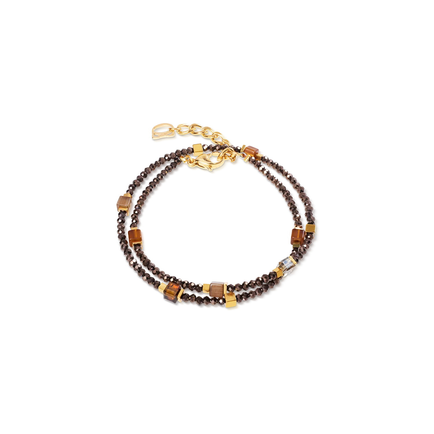 Joyful Colours Flex Bracelet or-marron