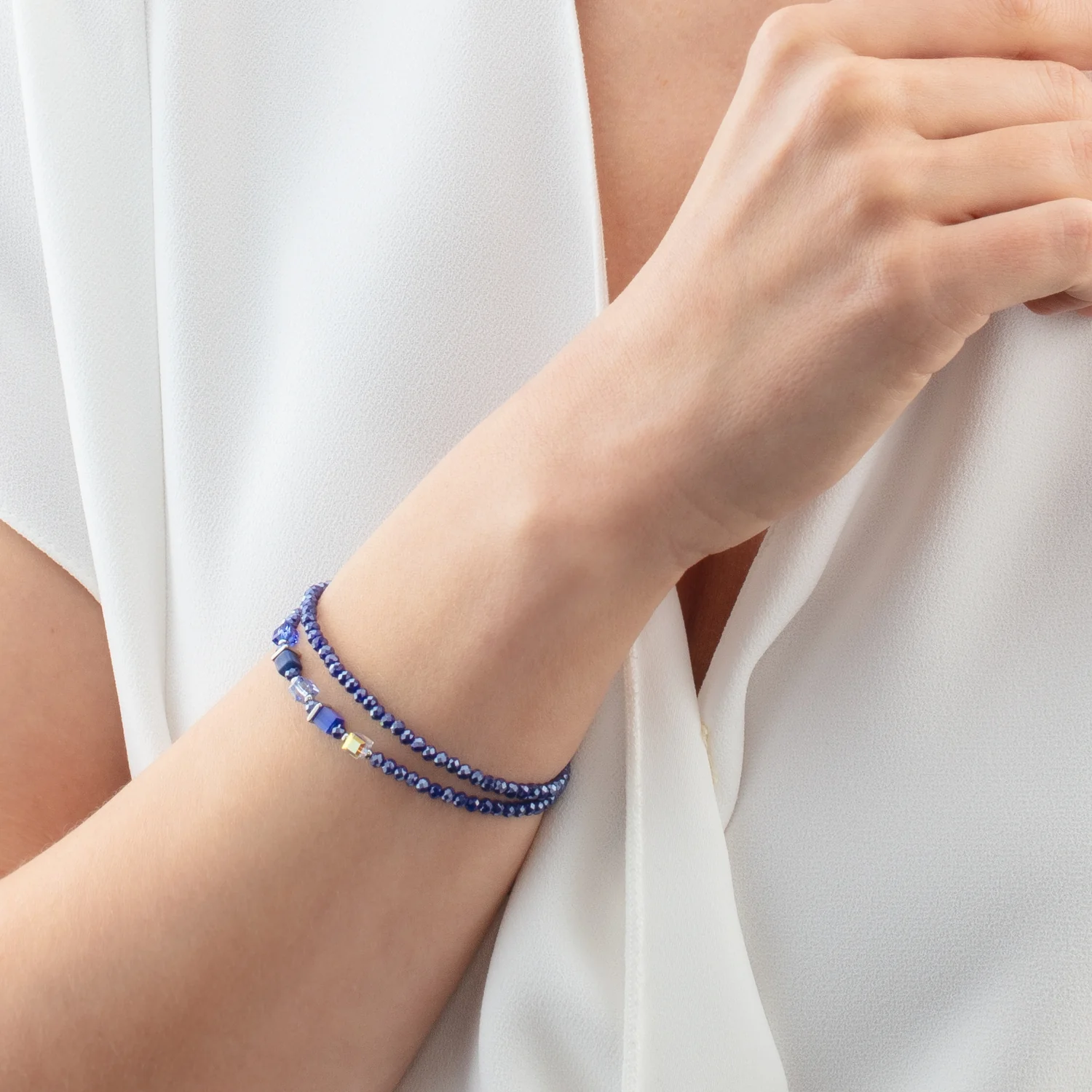Joyful Colours Update Bracelet argent-bleu - Image 4