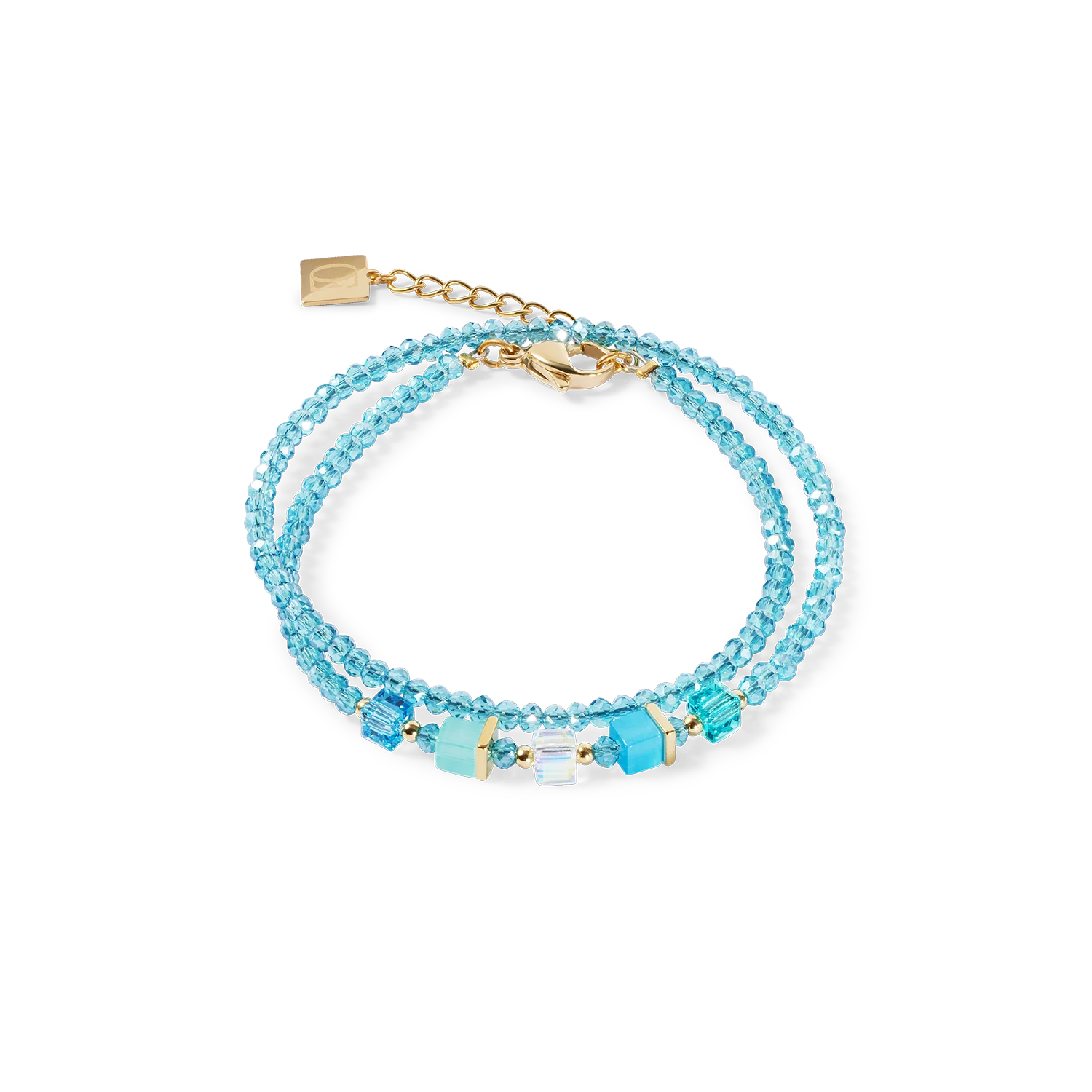 Joyful Colours Update Bracelet or-turquoise