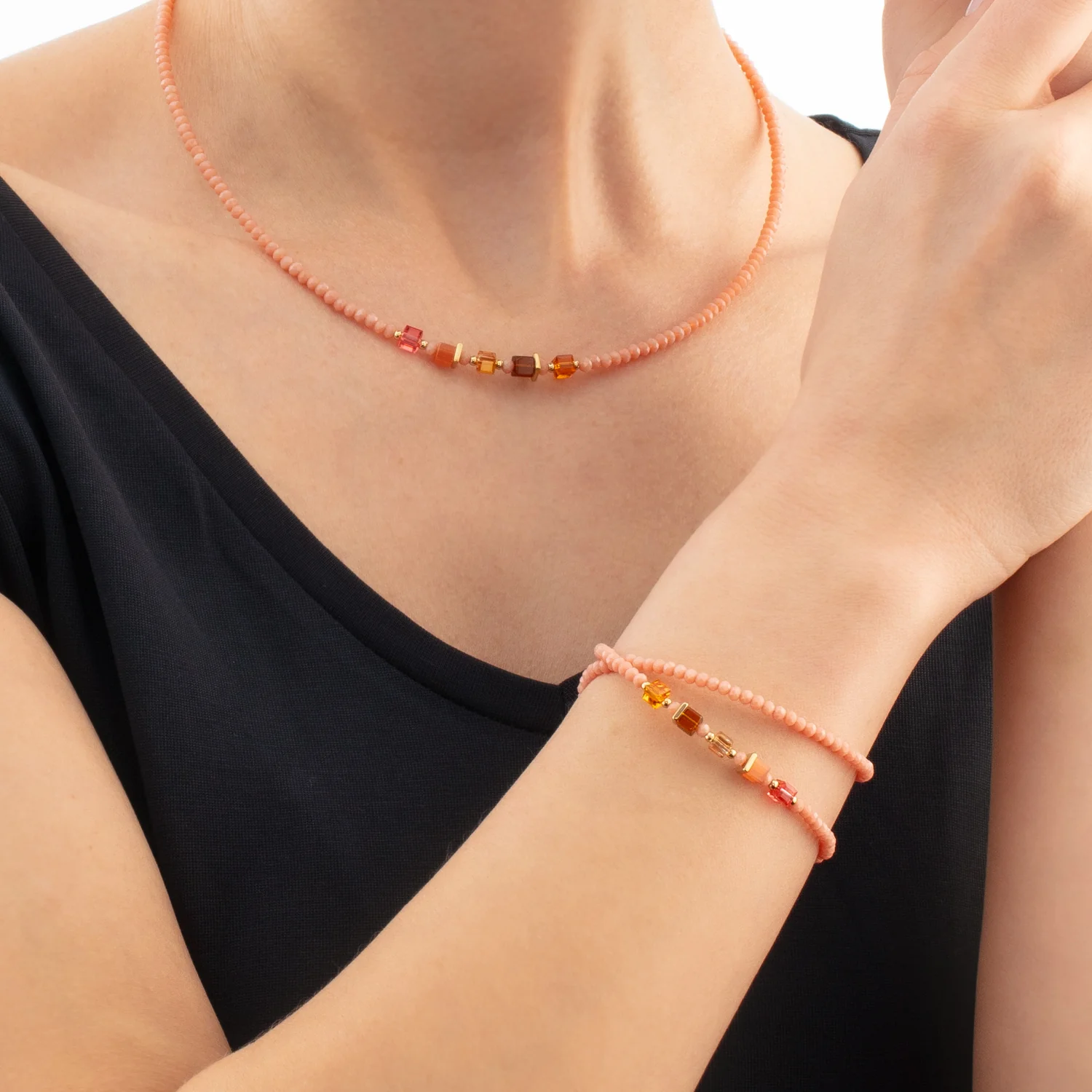 Joyful Colours Update Collier or-orange - Image 4