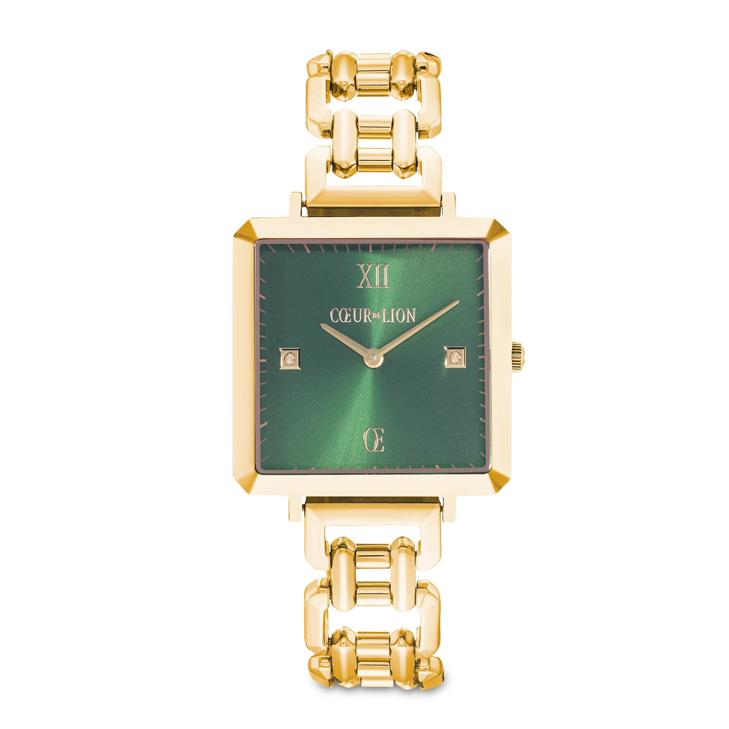 Montre Iconic Cube Glamorous Green Statement or