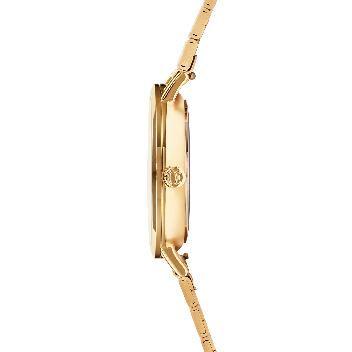 Montre Ronde Gold Sunray Monochrome Acier Inoxydable Or - Image 4