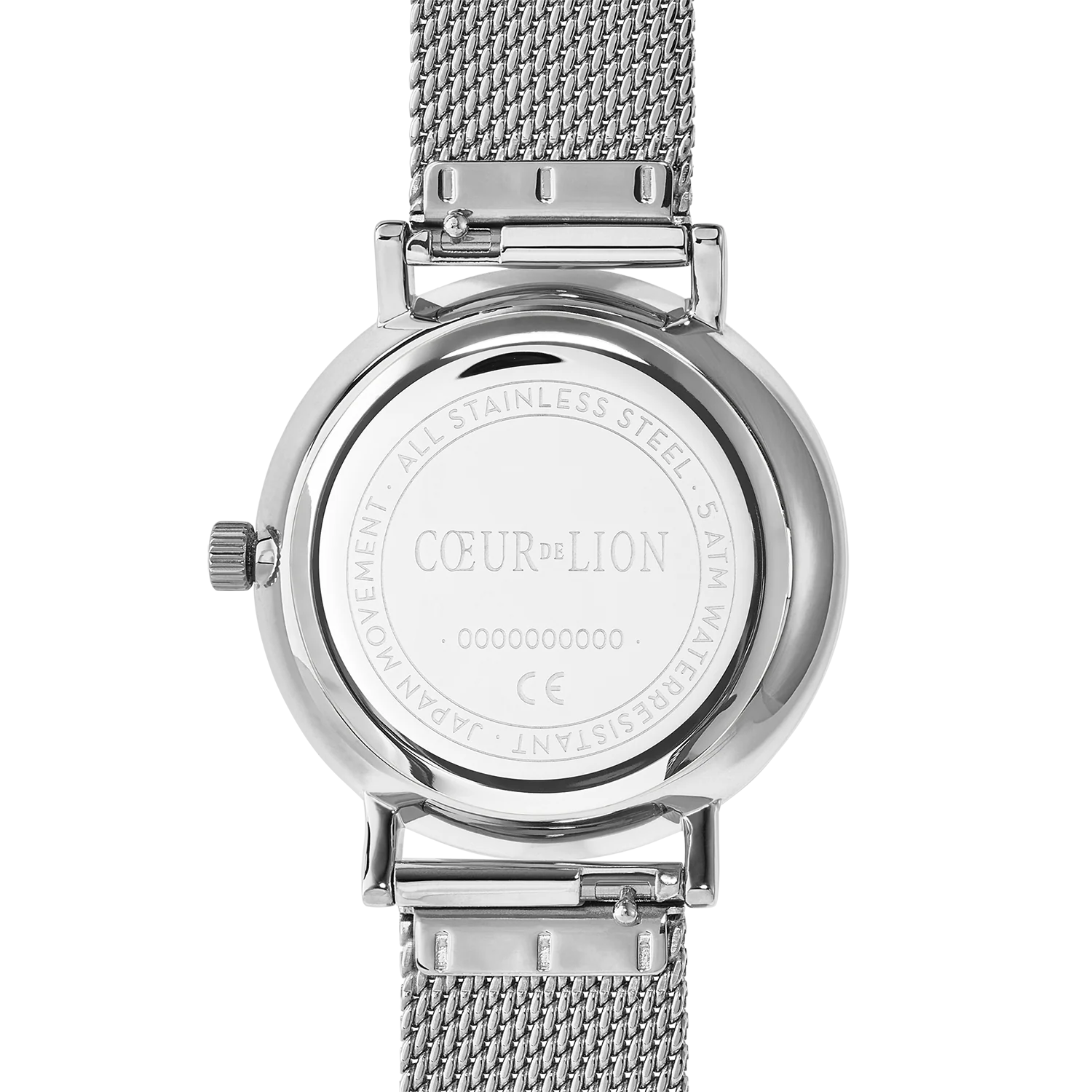 Montre ronde Sparkling Sunray Transformative Teal Milanaise argent - Image 6
