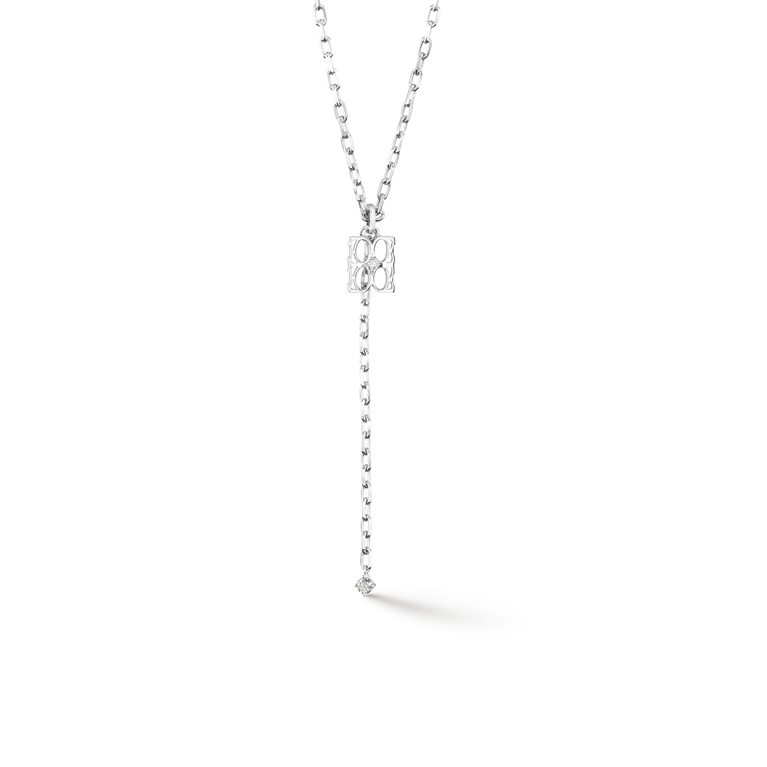 SIGNATURE Collection collier Y-style argent - Image 2