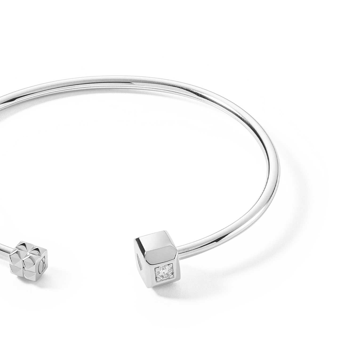 STATEMENT Collection bracelet rigide ouvert 17 cm argent - Image 2