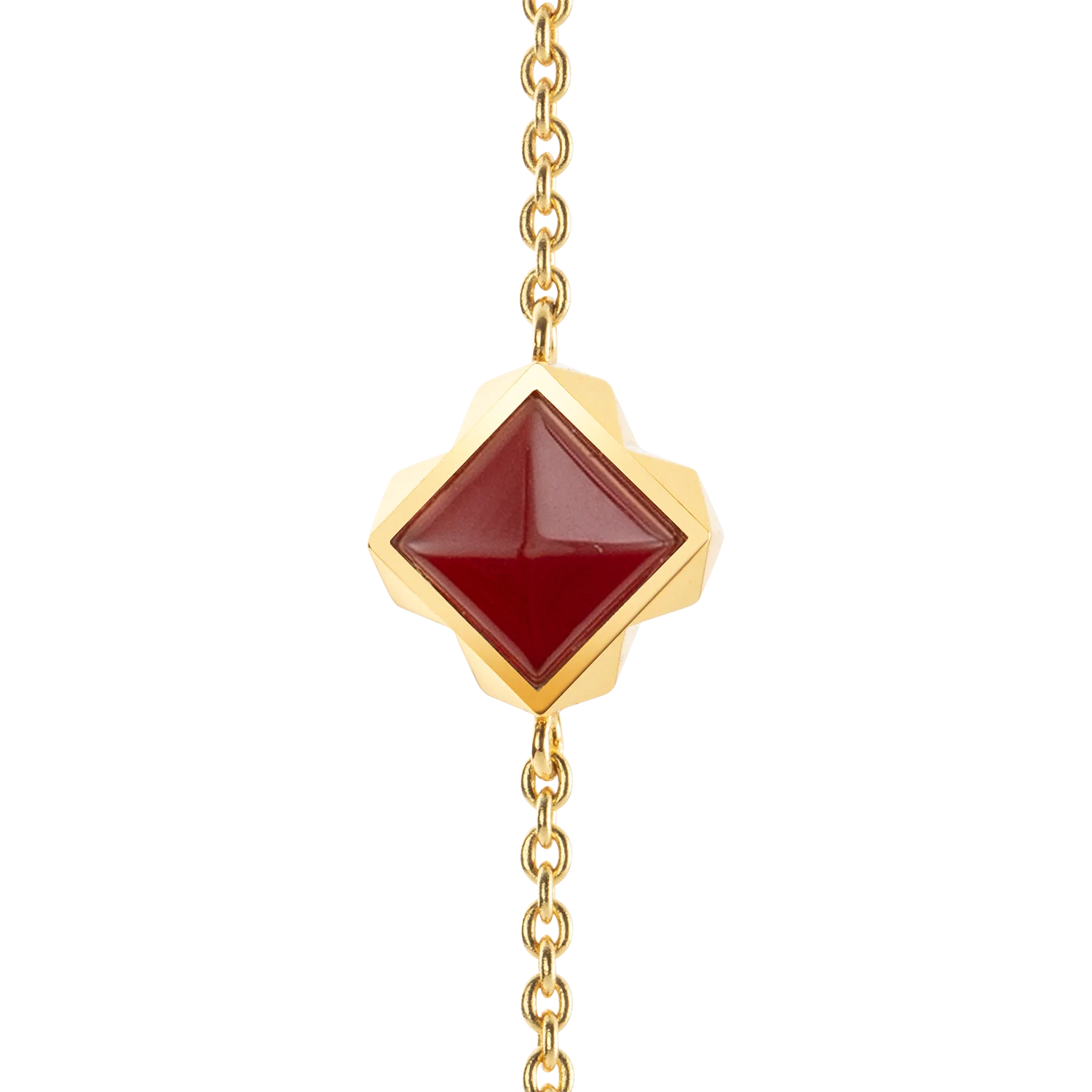 STATION Collection collier or-rouge - Image 5