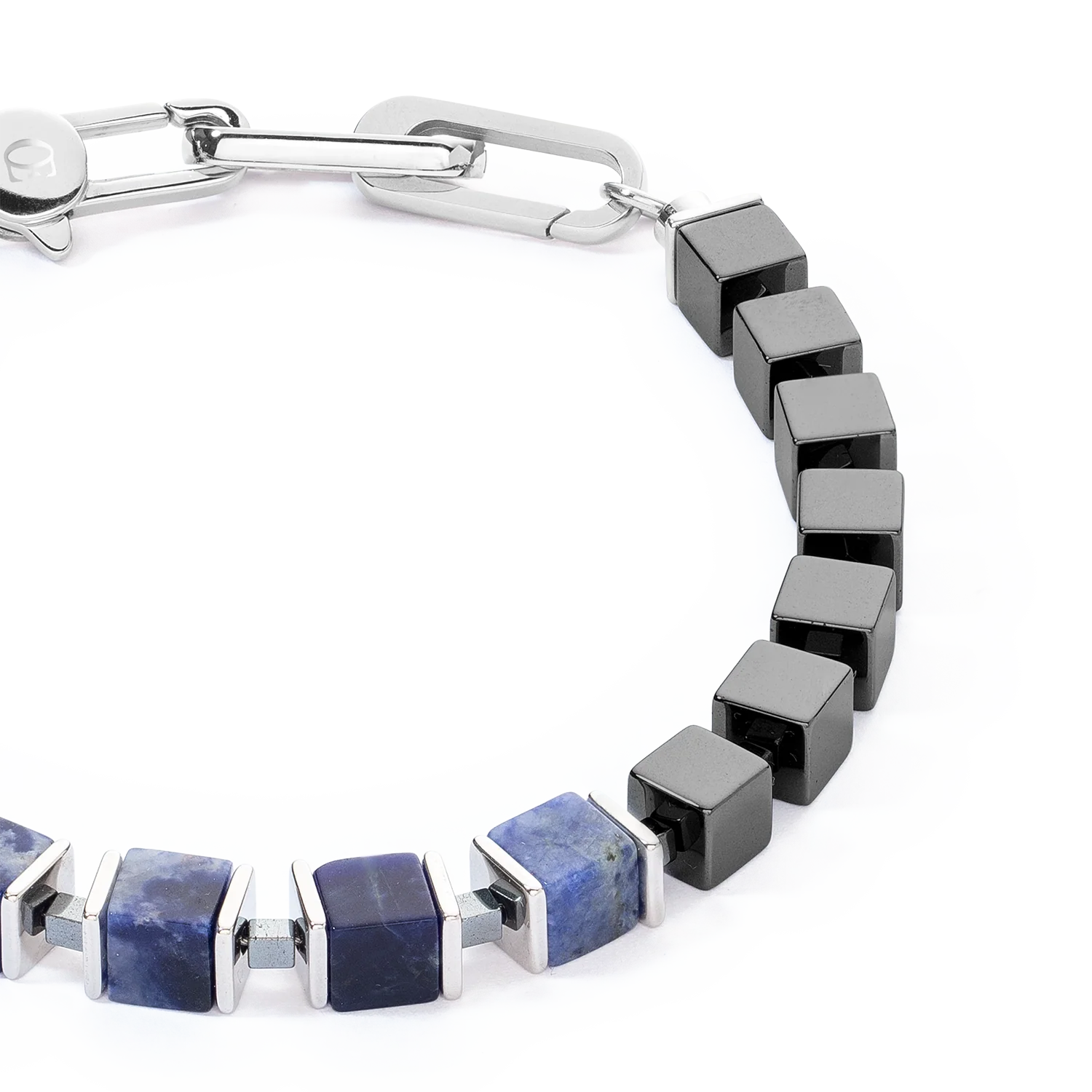 Unisex bracelet precious cubes bleu - Image 2